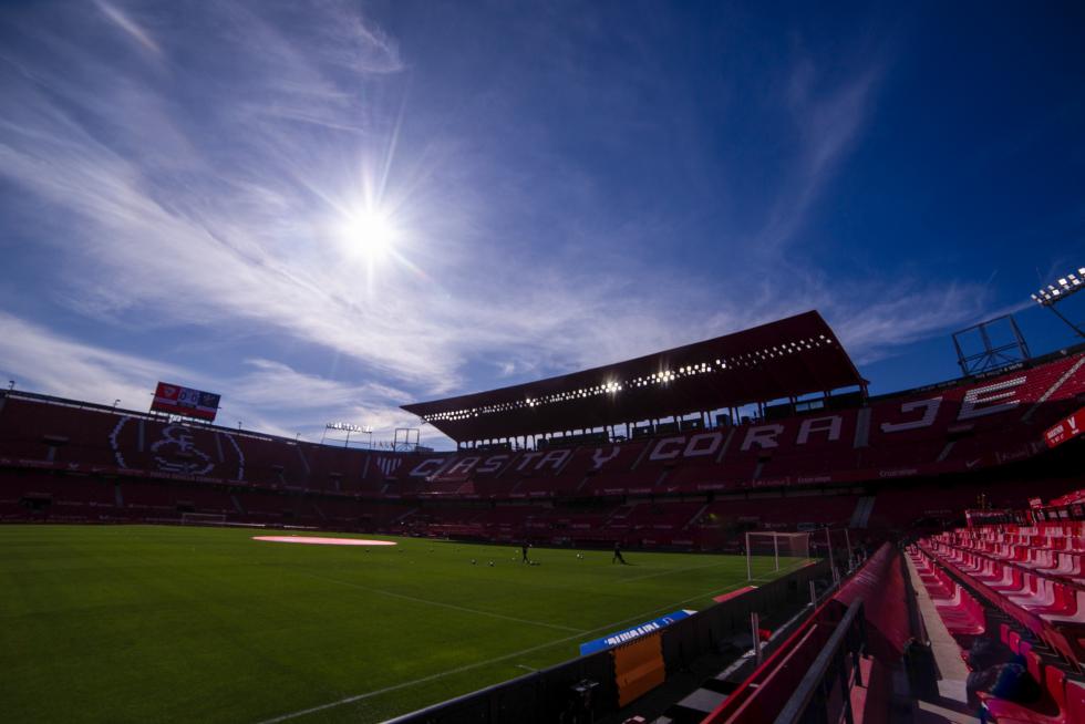 Imágenes del partido entre el Sevilla y la SD Huesca