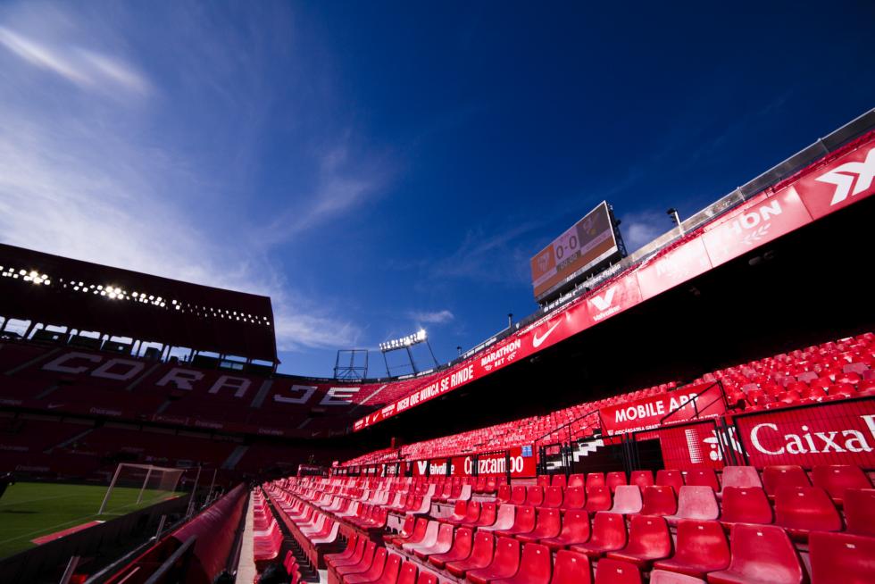 Imágenes del partido entre el Sevilla y la SD Huesca