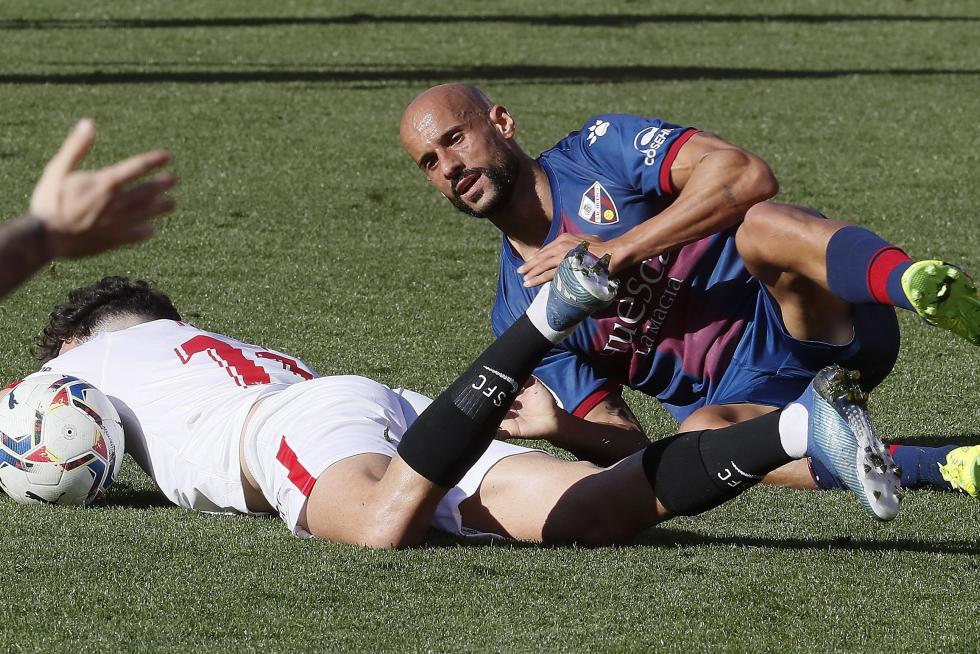 Imágenes del partido entre el Sevilla y la SD Huesca