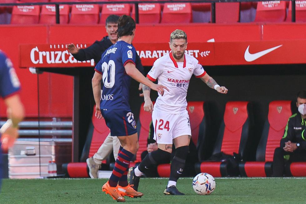 Imágenes del partido entre el Sevilla y la SD Huesca