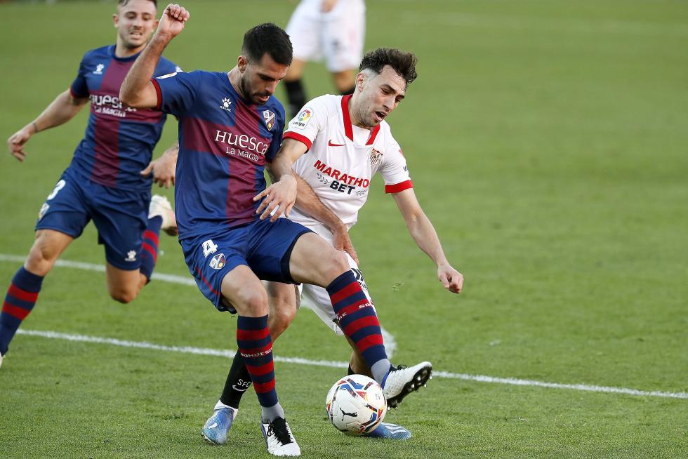 Imágenes del partido entre el Sevilla y la SD Huesca