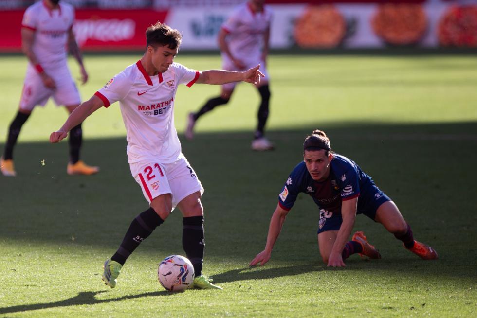 Imágenes del partido entre el Sevilla y la SD Huesca