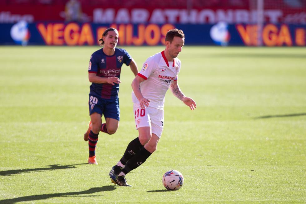 Imágenes del partido entre el Sevilla y la SD Huesca