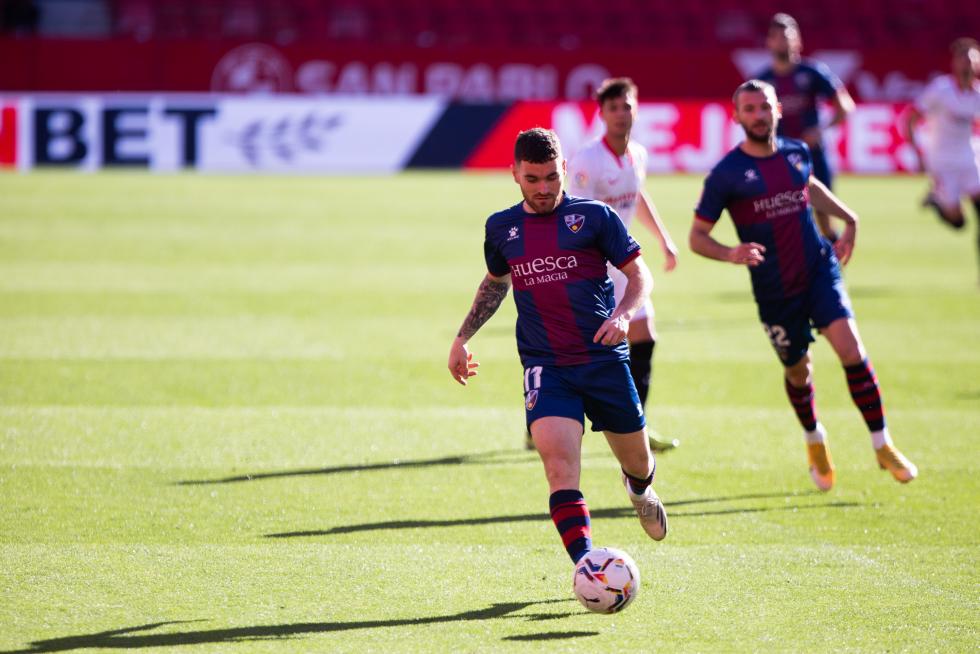 Imágenes del partido entre el Sevilla y la SD Huesca
