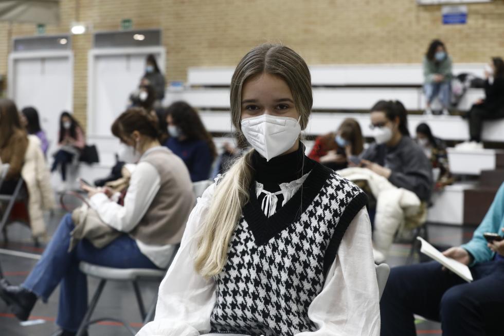 Galería de imágenes de la vacunación de estudiantes en Aragón