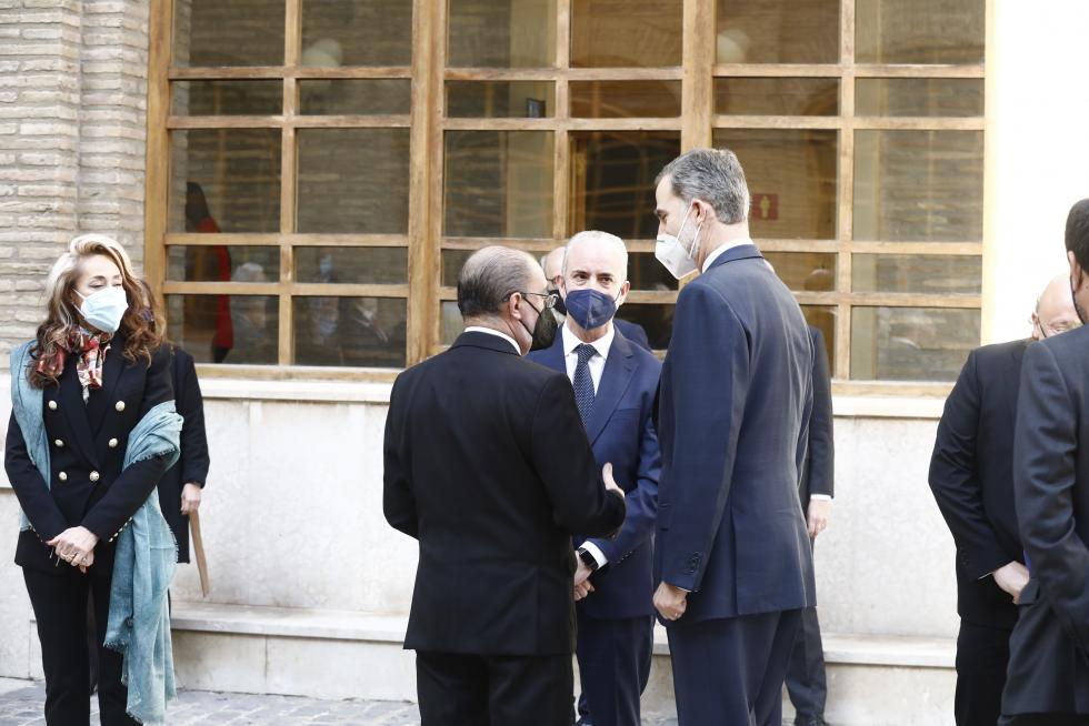 El Rey Felipe VI preside la cumbre de la CEOE en Aragón
