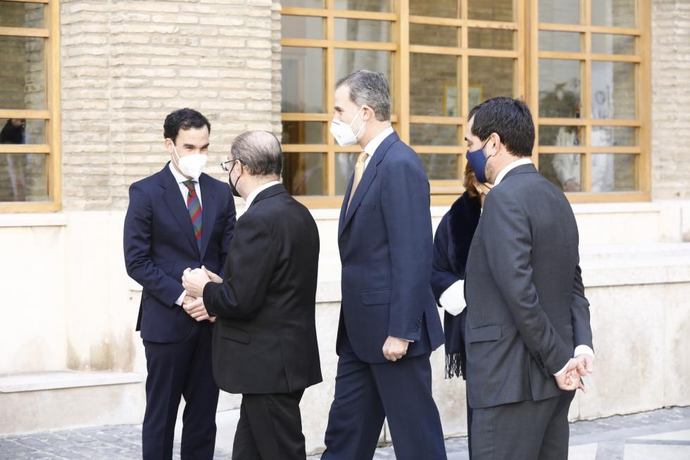 El Rey Felipe VI preside la cumbre de la CEOE en Aragón