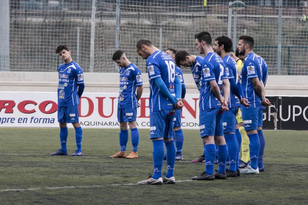 Público en el partido de fútbol entre Cuarte y Épila.