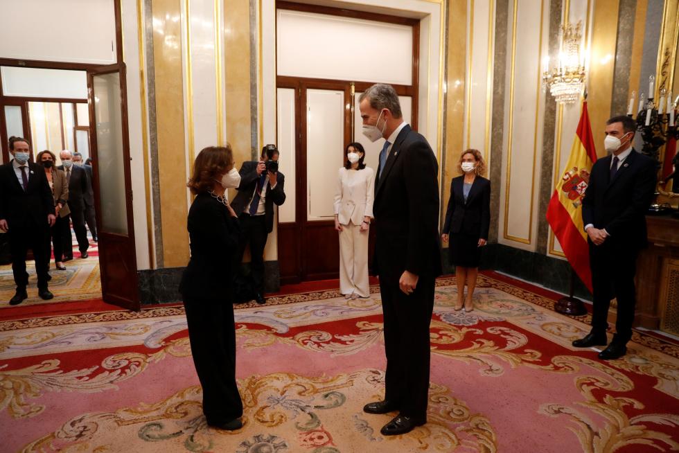 El Rey Felipe VI, en el Congreso de los Diputados