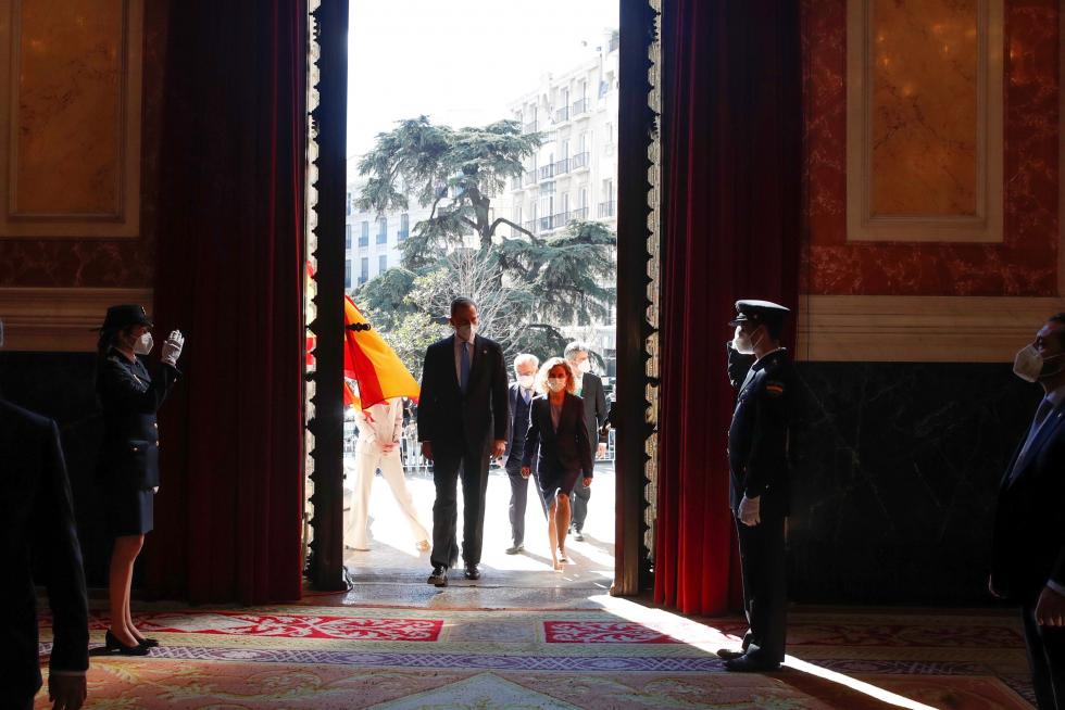 El Rey Felipe VI, en el Congreso de los Diputados