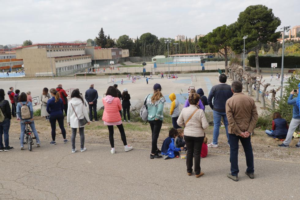 El deporte aragonés vuelve a la competición un año después: actividad en el Colegio Marianistas