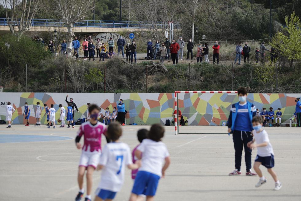 El deporte aragonés vuelve a la competición un año después: actividad en el Colegio Marianistas