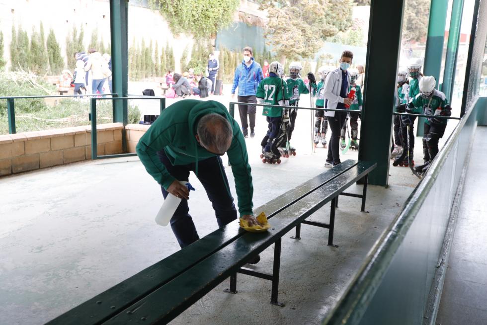 El deporte aragonés vuelve a la competición un año después: hockey en el Stadium Casablanca