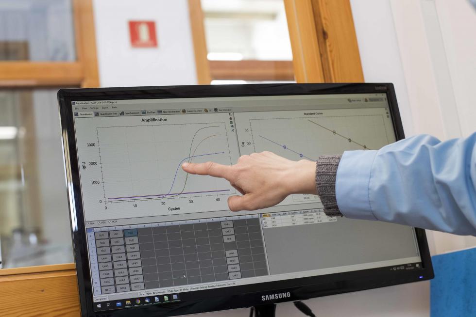 Operon, empresa de Zaragoza que fabrica test rápidos y PCR en Cuarte de Huerva.
