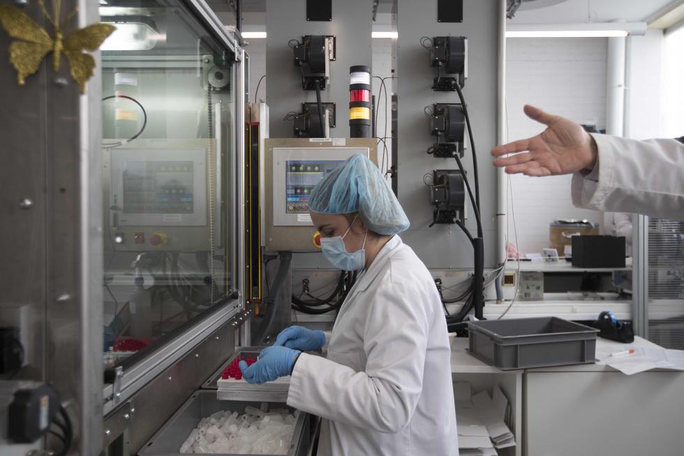 Operon, empresa de Zaragoza que fabrica test rápidos y PCR en Cuarte de Huerva.