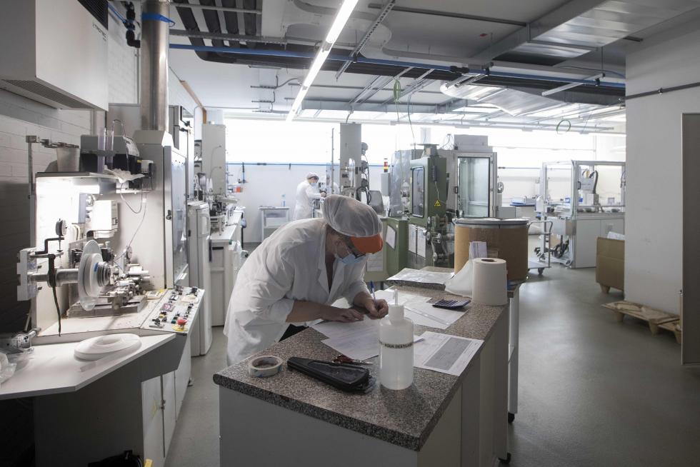 Operon, empresa de Zaragoza que fabrica test rápidos y PCR en Cuarte de Huerva.