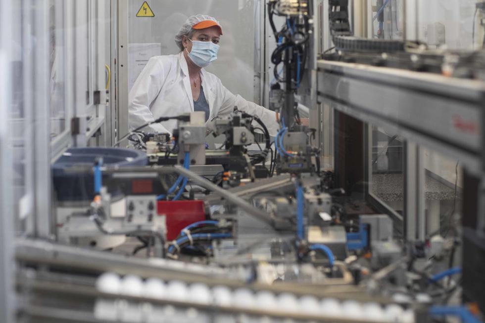 Operon, empresa de Zaragoza que fabrica test rápidos y PCR en Cuarte de Huerva.