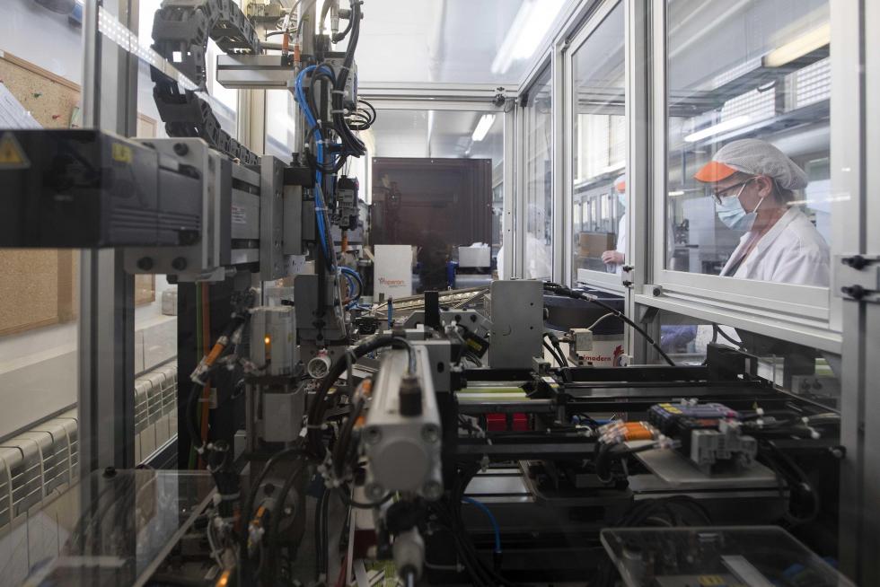 Operon, empresa de Zaragoza que fabrica test rápidos y PCR en Cuarte de Huerva.