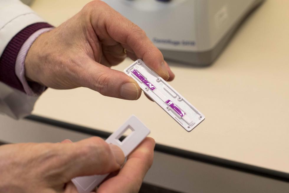 Operon, empresa de Zaragoza que fabrica test rápidos y PCR en Cuarte de Huerva.