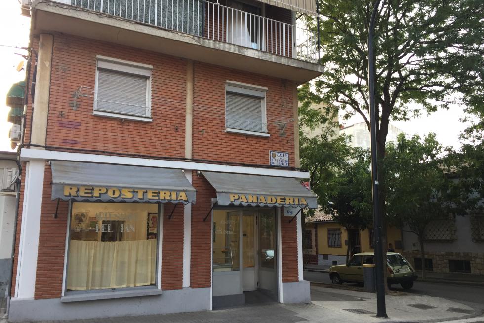La recreación de la panadería.