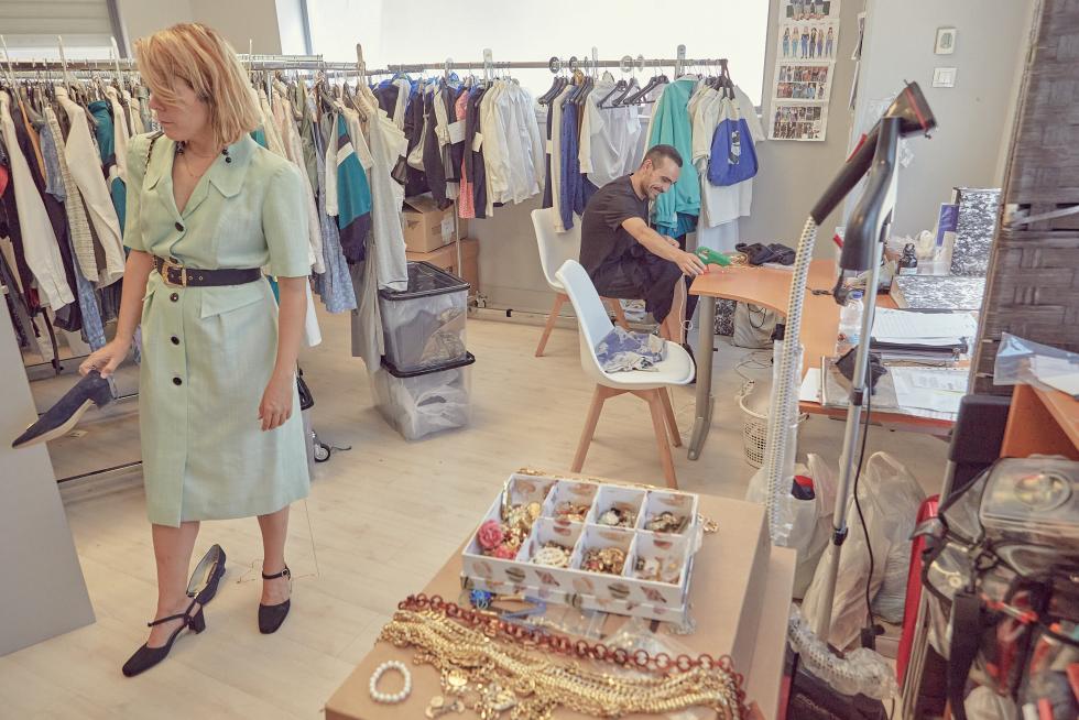 Pruebas de vestuario.
