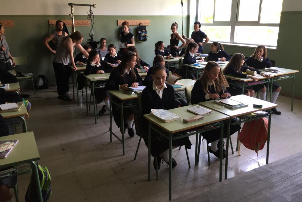 Rodaje en el Servet.