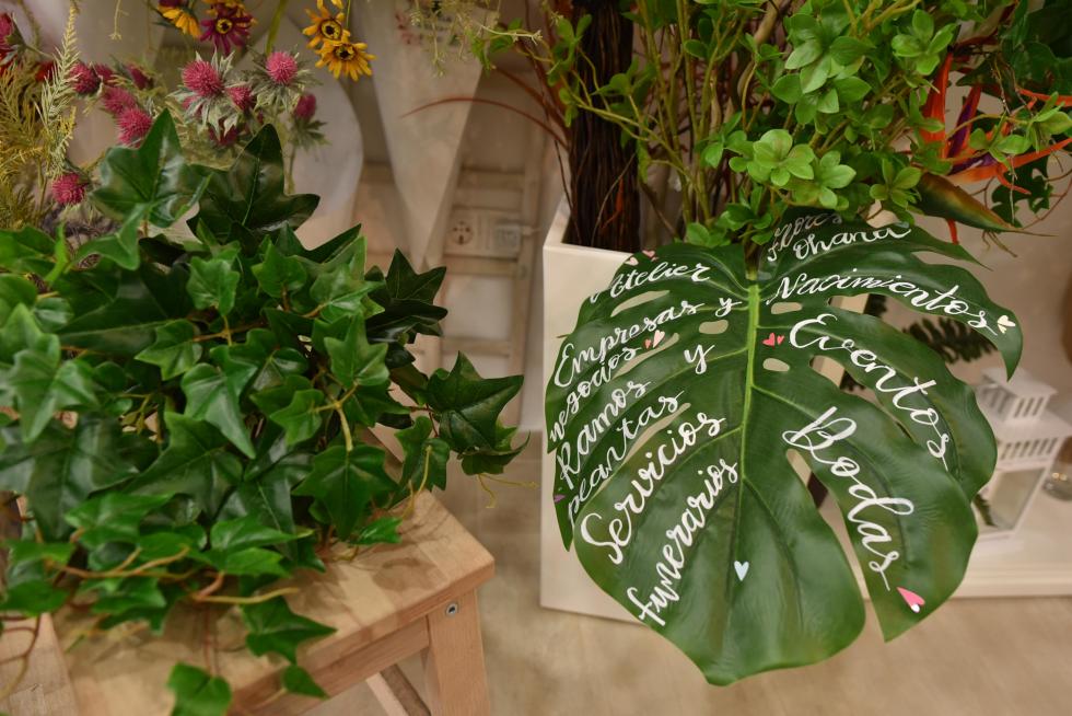 Ohana, comercio de flores y plantas artificiales en la calle Princesa de Zaragoza