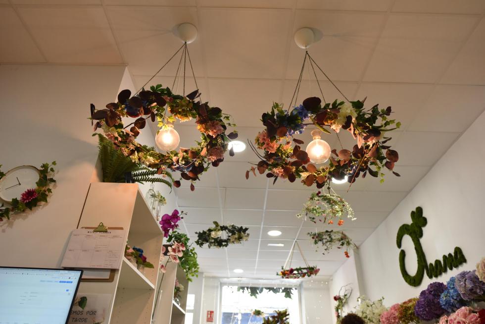 Ohana, comercio de flores y plantas artificiales en la calle Princesa de Zaragoza