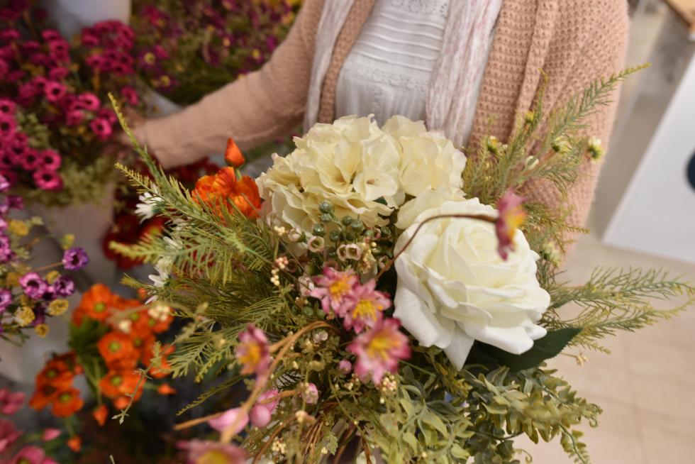 Ohana, comercio de flores y plantas artificiales en la calle Princesa de Zaragoza