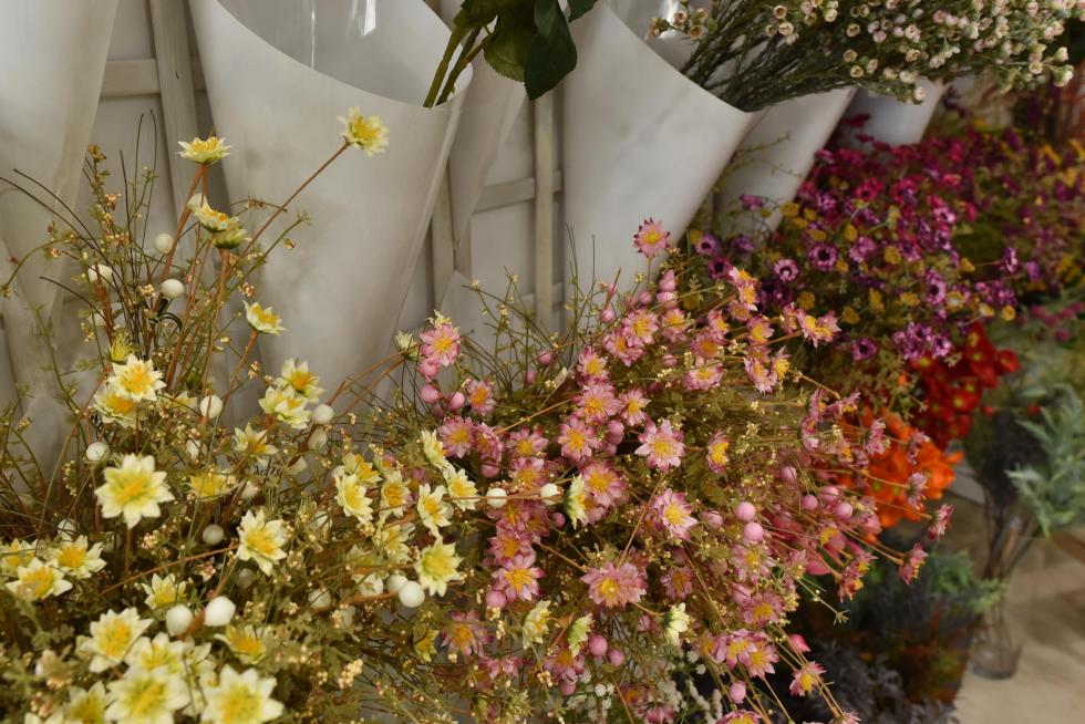 Ohana, comercio de flores y plantas artificiales en la calle Princesa de Zaragoza