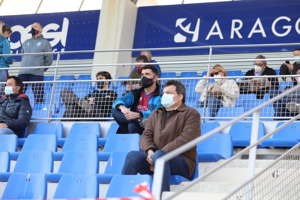 El público vuelve a El Alcoraz más de un año después.