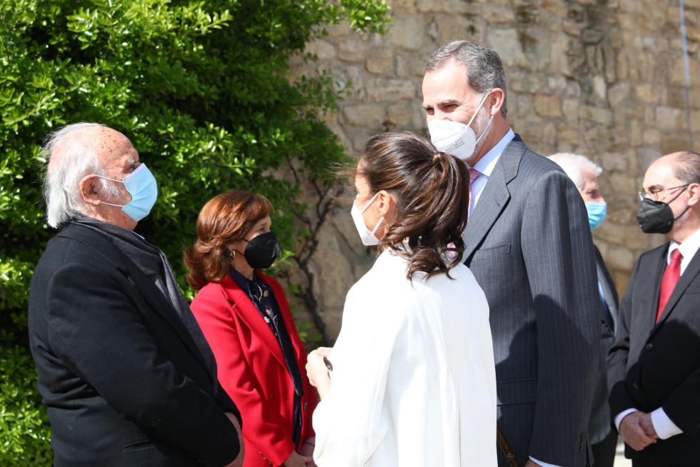 Los Reyes visitan Fuendetodos con motivo del 275 aniversario del nacimiento de Goya