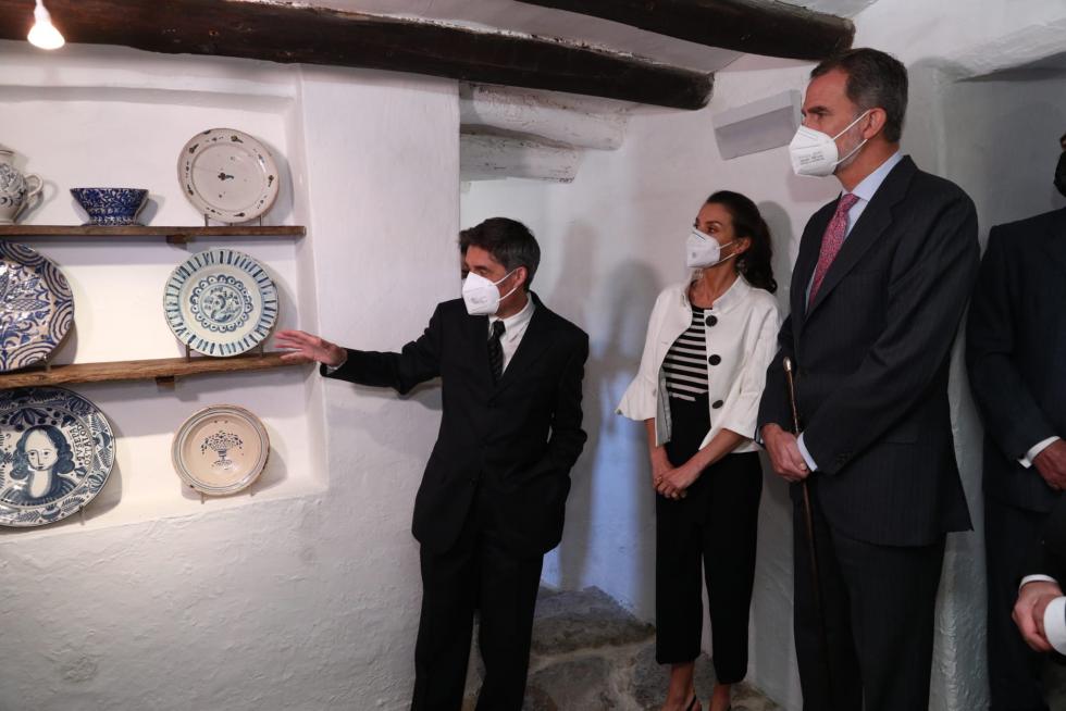 Los Reyes visitan Fuendetodos con motivo del 275 aniversario del nacimiento de Goya