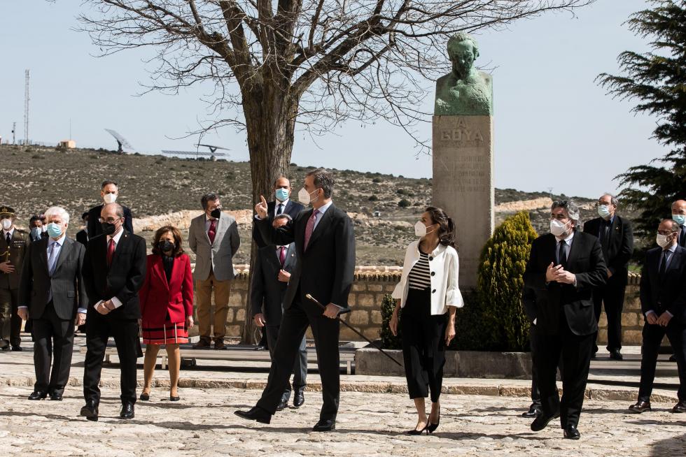 Los Reyes visitan Fuendetodos en el 275 aniversario del nacimiento de Goya