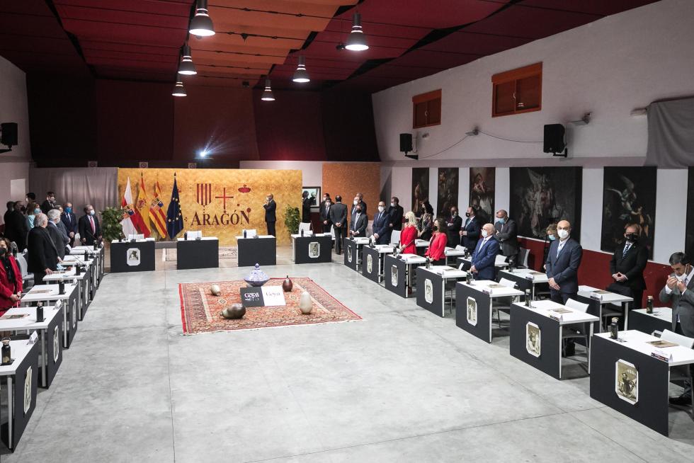 Los Reyes visitan Fuendetodos en el 275 aniversario del nacimiento de Goya