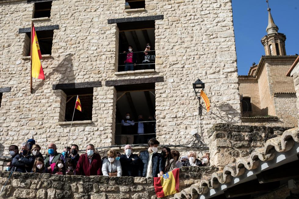 Los Reyes visitan Fuendetodos en el 275 aniversario del nacimiento de Goya