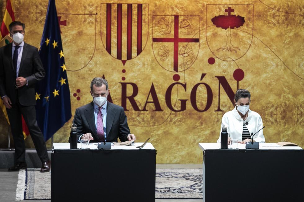 Los Reyes visitan Fuendetodos en el 275 aniversario del nacimiento de Goya