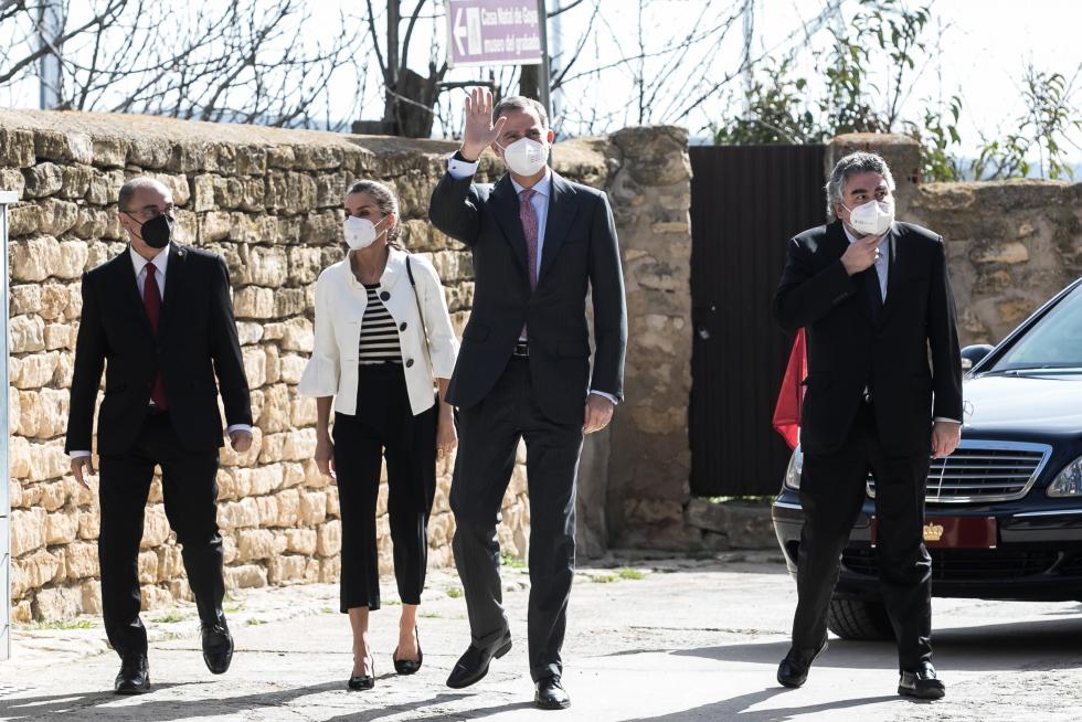 Los Reyes visitan Fuendetodos en el 275 aniversario del nacimiento de Goya