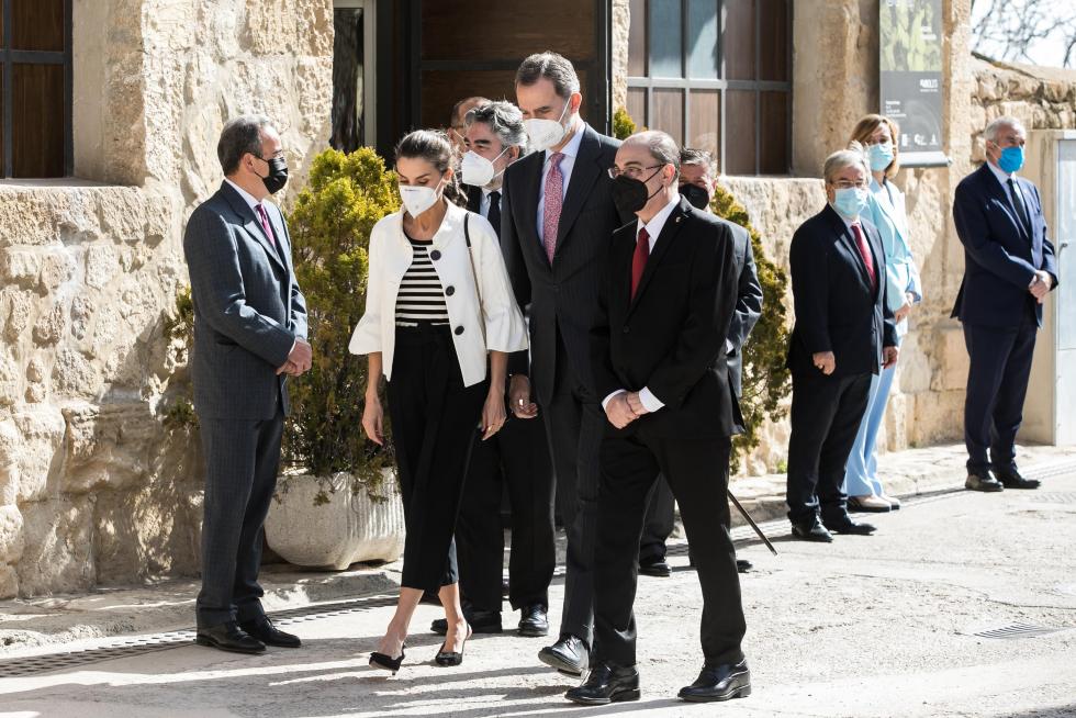 Los Reyes visitan Fuendetodos en el 275 aniversario del nacimiento de Goya