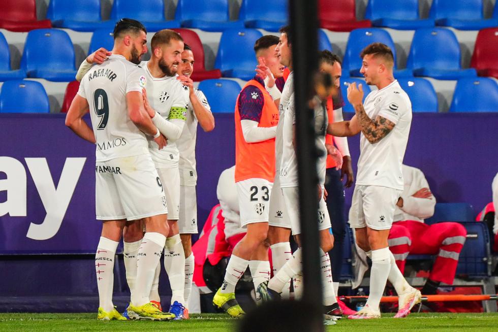 Imágenes de la segunda parte del partido Levante-Huesca.