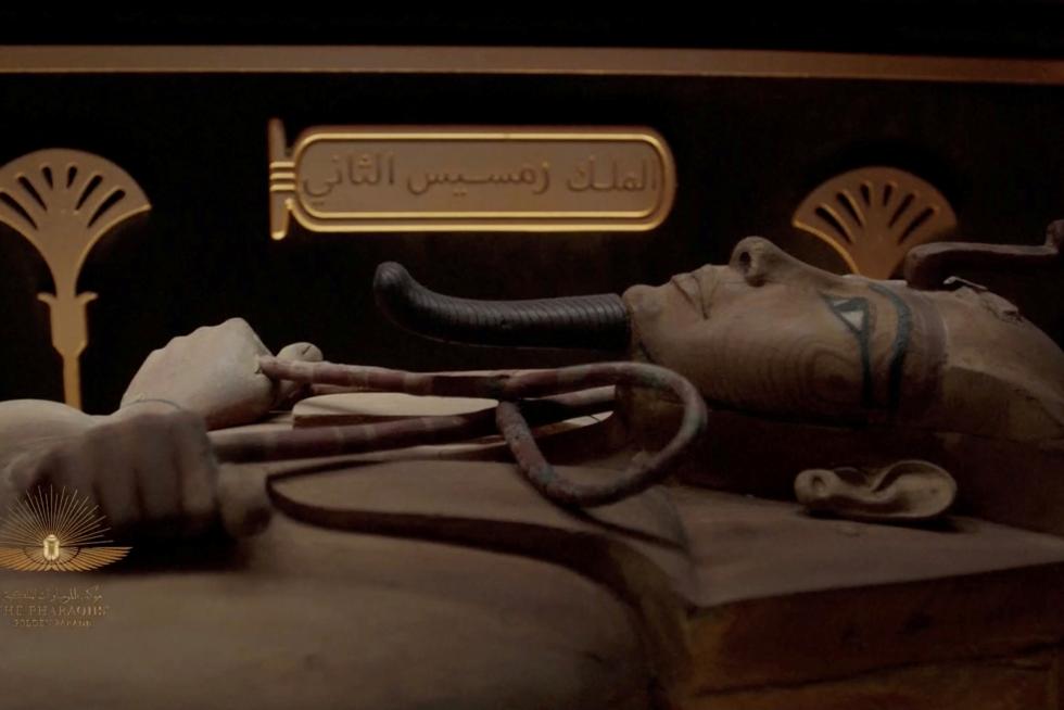 Transfer of mummies from the Egyptian Museum to the National Museum of Egyptian Civilization, in Cairo