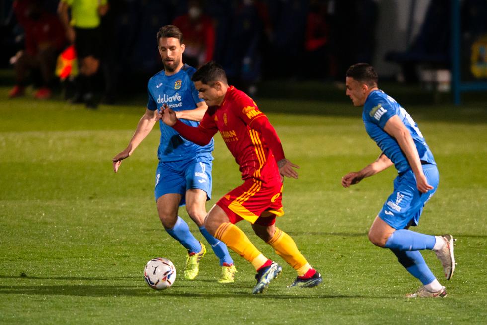 Partido Fuenlabrada - Real Zaragoza, jornada 33 de Segunda División