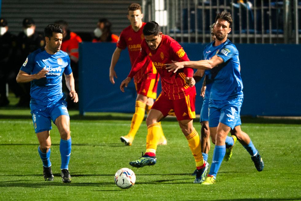 Partido Fuenlabrada - Real Zaragoza, jornada 33 de Segunda División