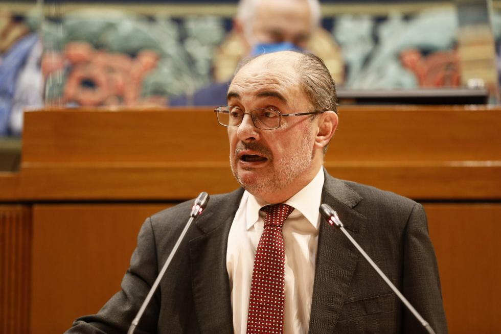 Pleno en las Cortes de Aragón
