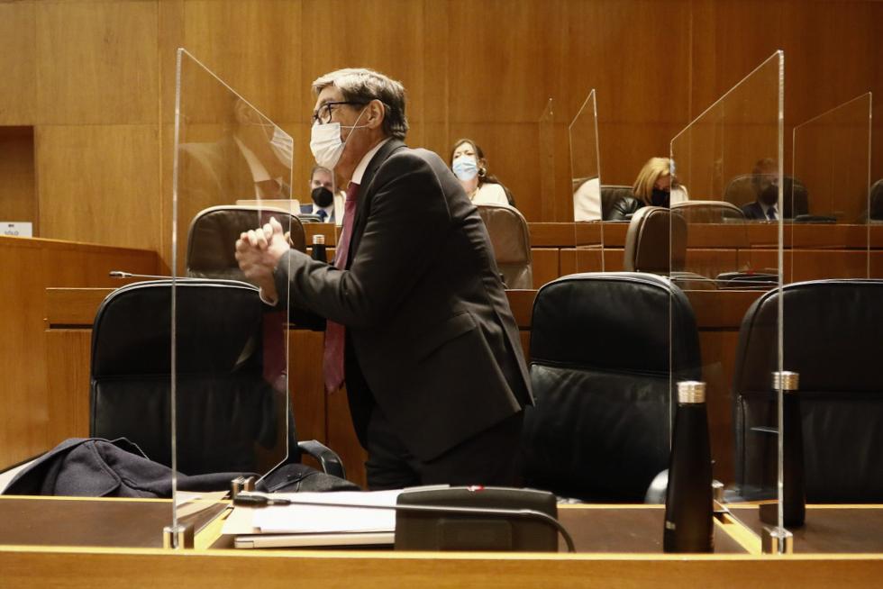 Pleno en las Cortes de Aragón
