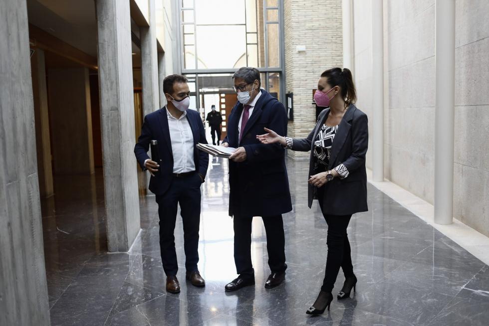 Pleno en las Cortes de Aragón