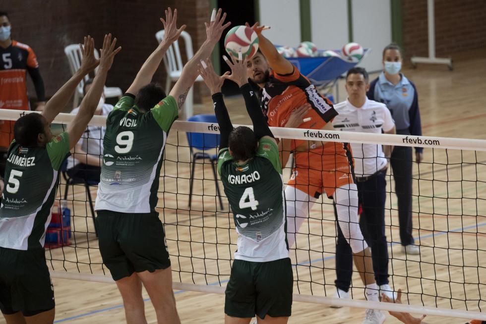 Último partido de Partido de 'play off' de semifinal de Superliga entre CV Teruel y el Unicaja Costa de Almería.