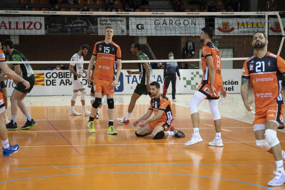 Último partido de Partido de 'play off' de semifinal de Superliga entre CV Teruel y el Unicaja Costa de Almería.