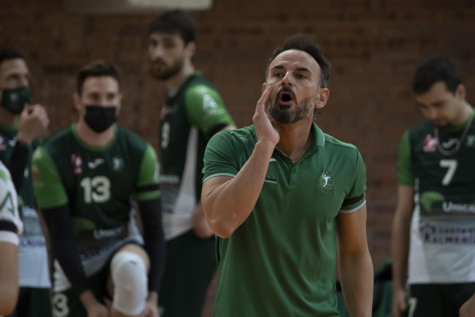Último partido de Partido de 'play off' de semifinal de Superliga entre CV Teruel y el Unicaja Costa de Almería.