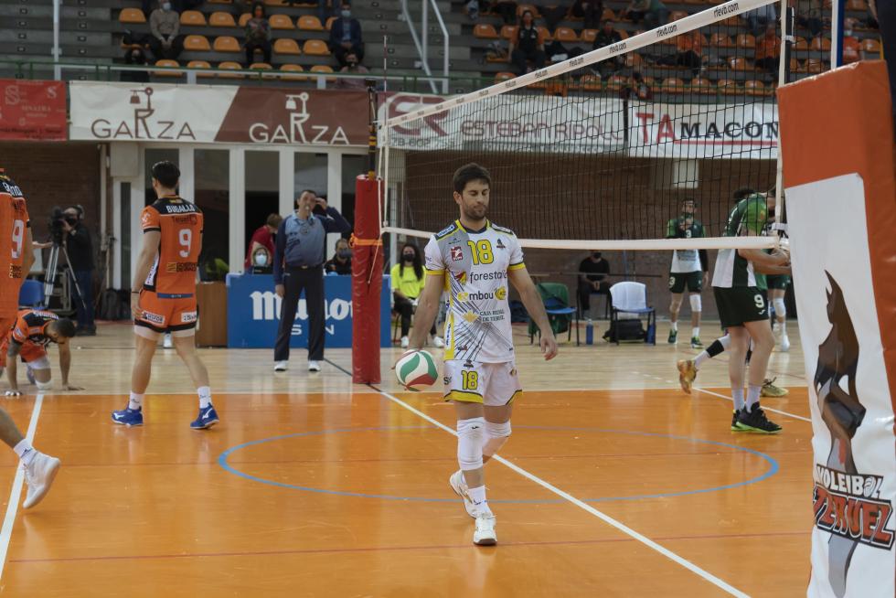 Último partido de Partido de 'play off' de semifinal de Superliga entre CV Teruel y el Unicaja Costa de Almería.